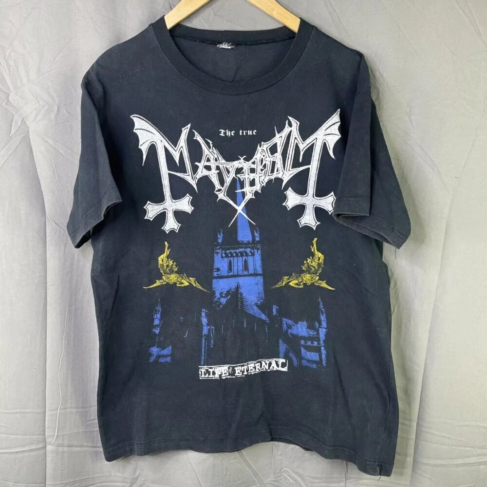 Mayhem 1997 Tour Band Rare Black Metal Music Fans Graphic Gifts Unisex T-Shirt